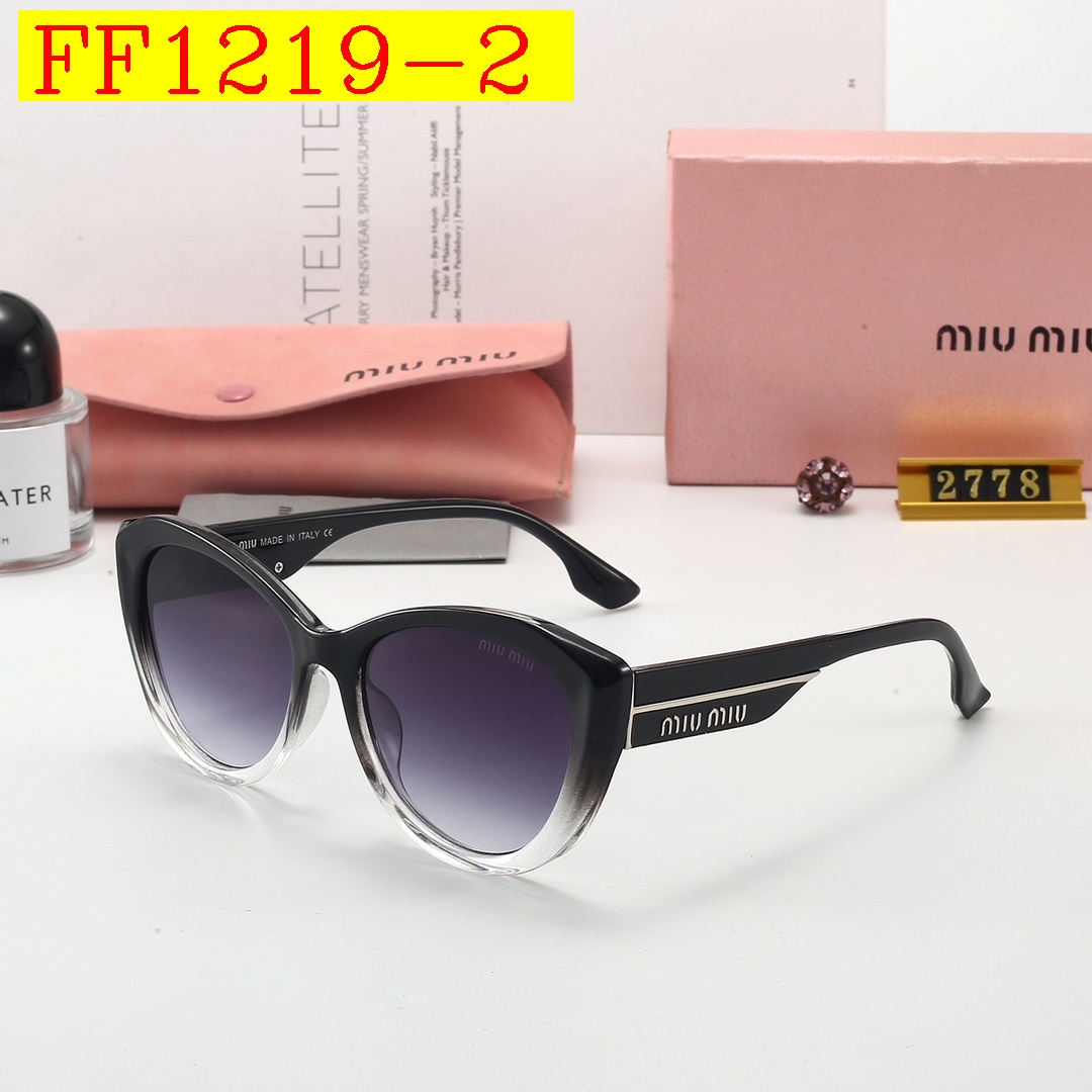 22$ dh MIUMIU 2778 Sunglassess With Box 40556412525 FF1219 gallery
