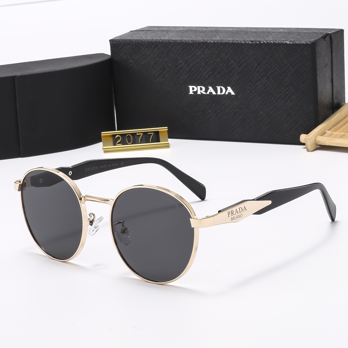 22$ dh PRADA 2077 Sunglassess With Box 10253412525 FF1291 gallery