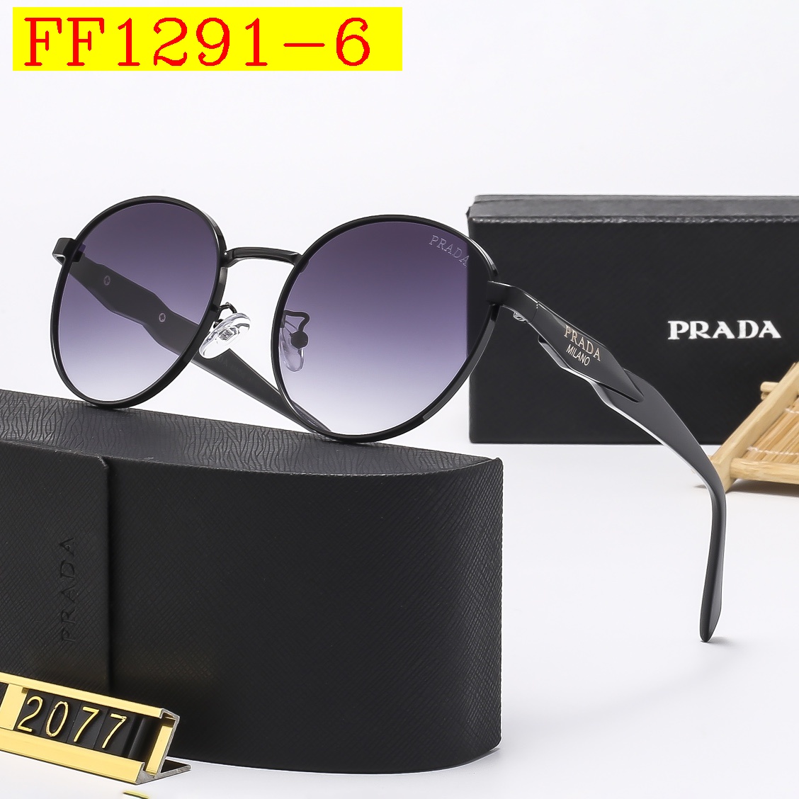 22$ dh PRADA 2077 Sunglassess With Box 10253412525 FF1291 gallery