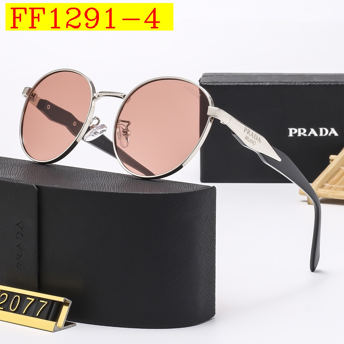 22$ dh PRADA 2077 Sunglassess With Box 10253412525 FF1291 gallery