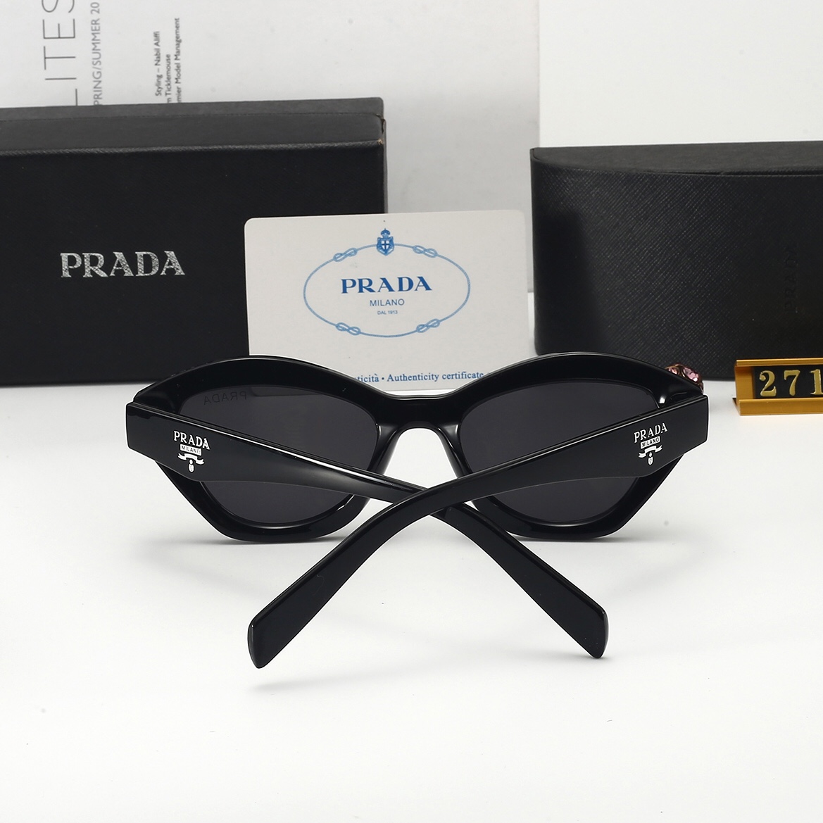 22$ dh PRADA 27118 Sunglassess With Box 20653012523 FF1255 gallery