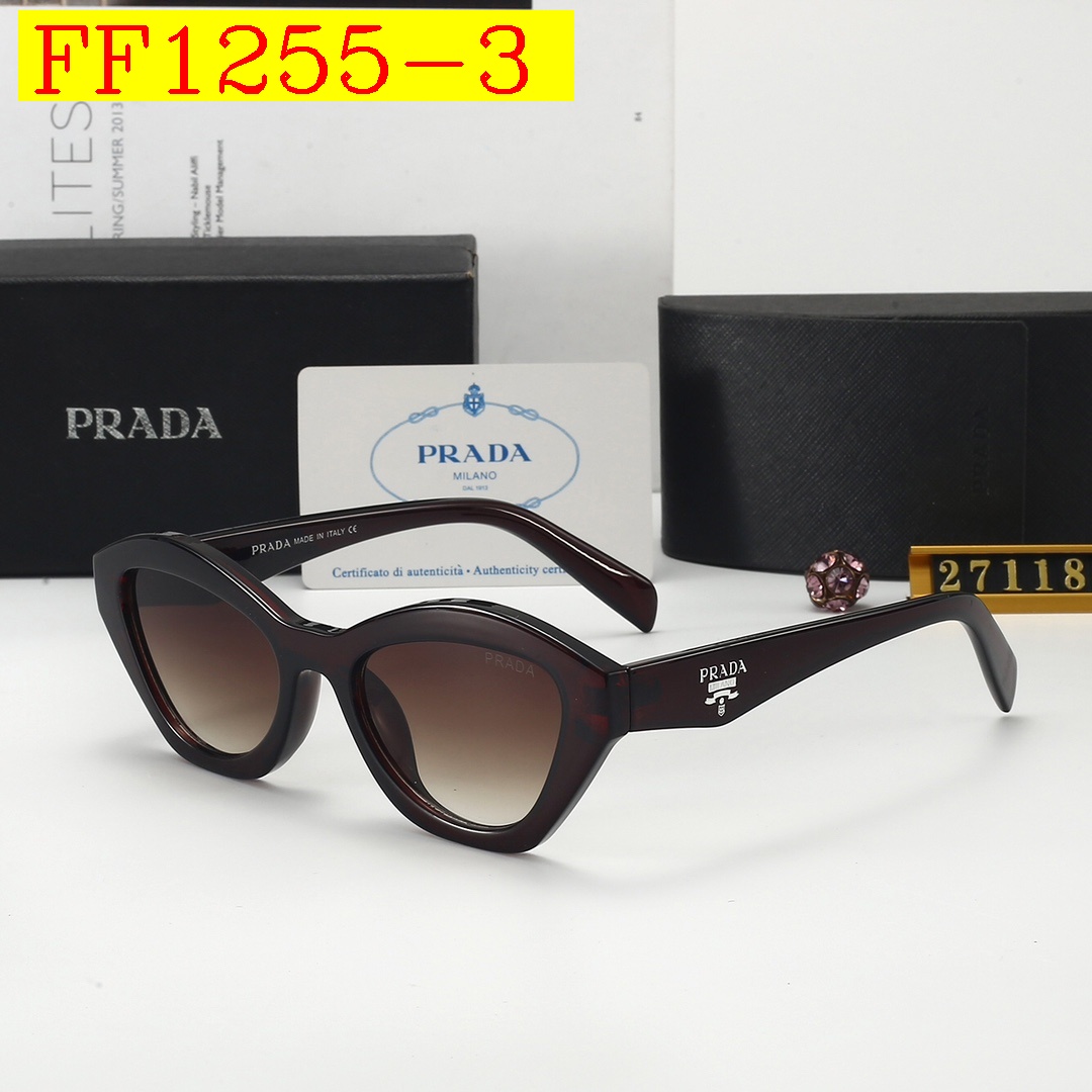 22$ dh PRADA 27118 Sunglassess With Box 20653012523 FF1255 gallery