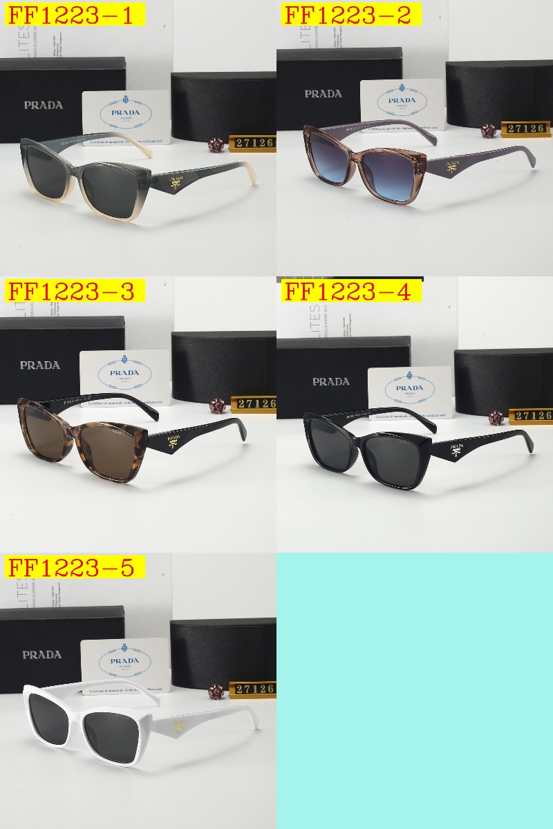 22$ dh PRADA 27126 Sunglassess With Box 60253412525 FF1223 gallery