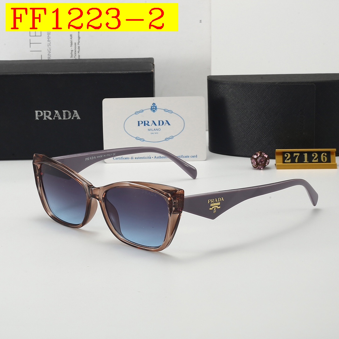 22$ dh PRADA 27126 Sunglassess With Box 60253412525 FF1223 gallery
