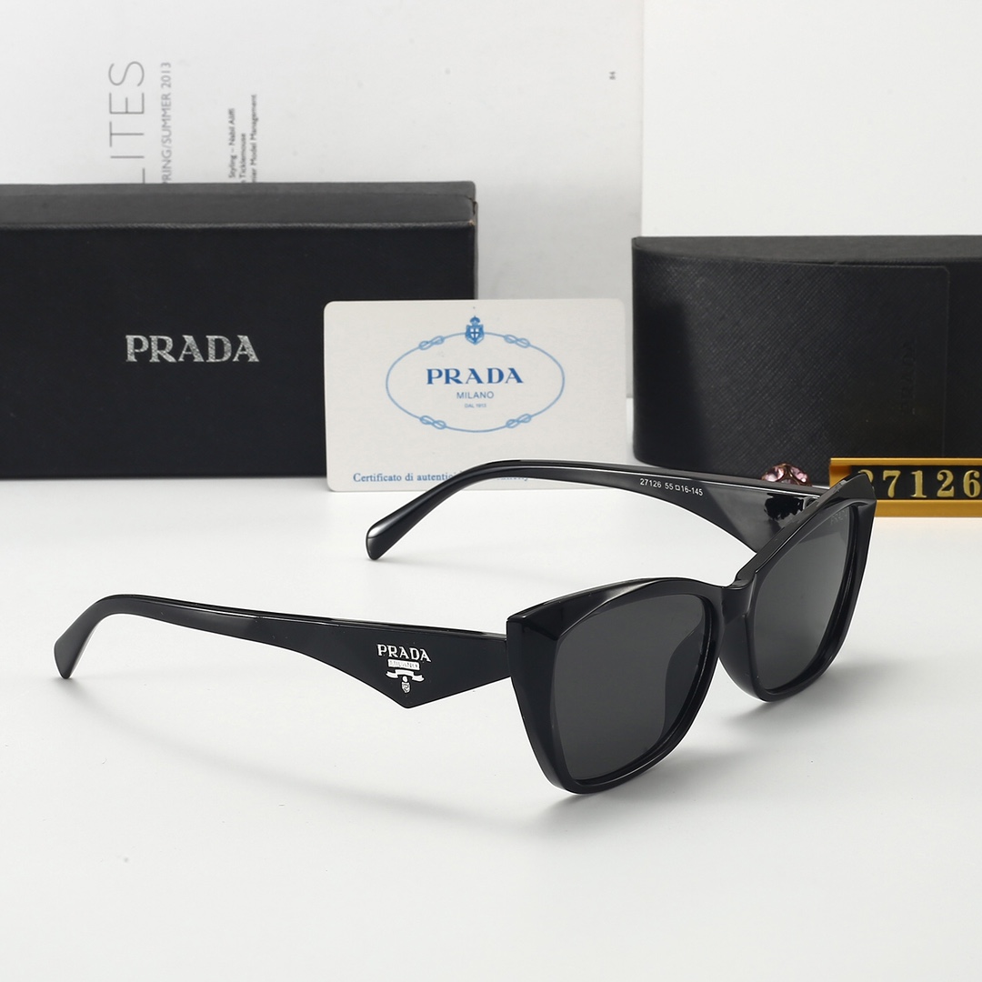 22$ dh PRADA 27126 Sunglassess With Box 60253412525 FF1223 gallery