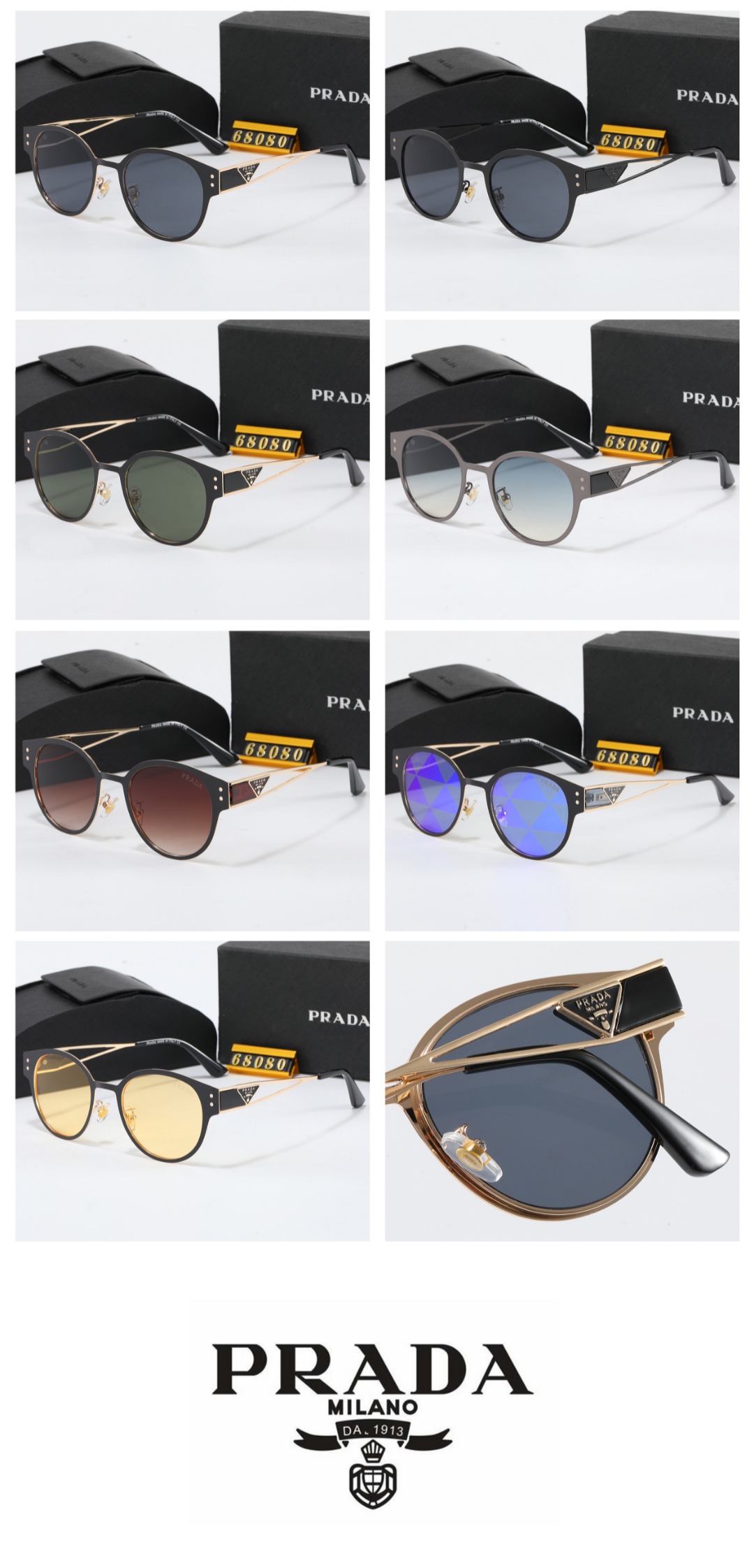 22$ dh PRADA 68080 Sunglassess With Box 60253412525 FF1113 gallery