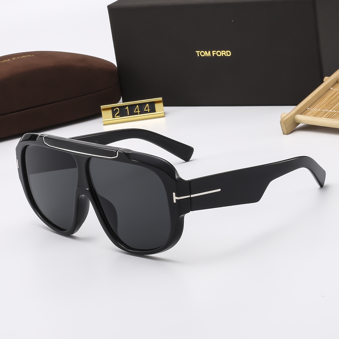 22$ dh Tom Ford 2144 Sunglassess With Box 40152012523 FF1229 gallery