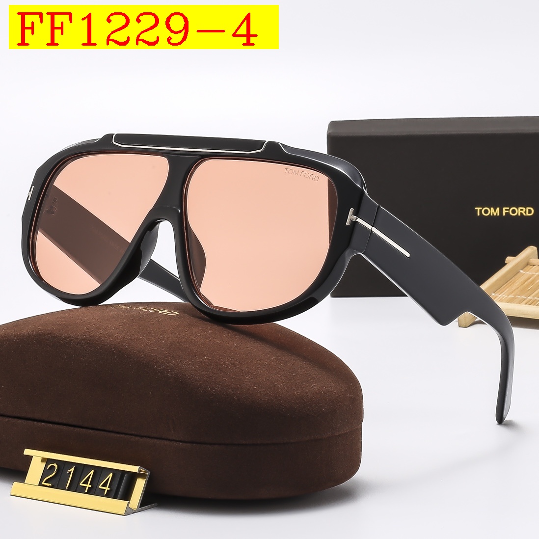 22$ dh Tom Ford 2144 Sunglassess With Box 40152012523 FF1229 gallery