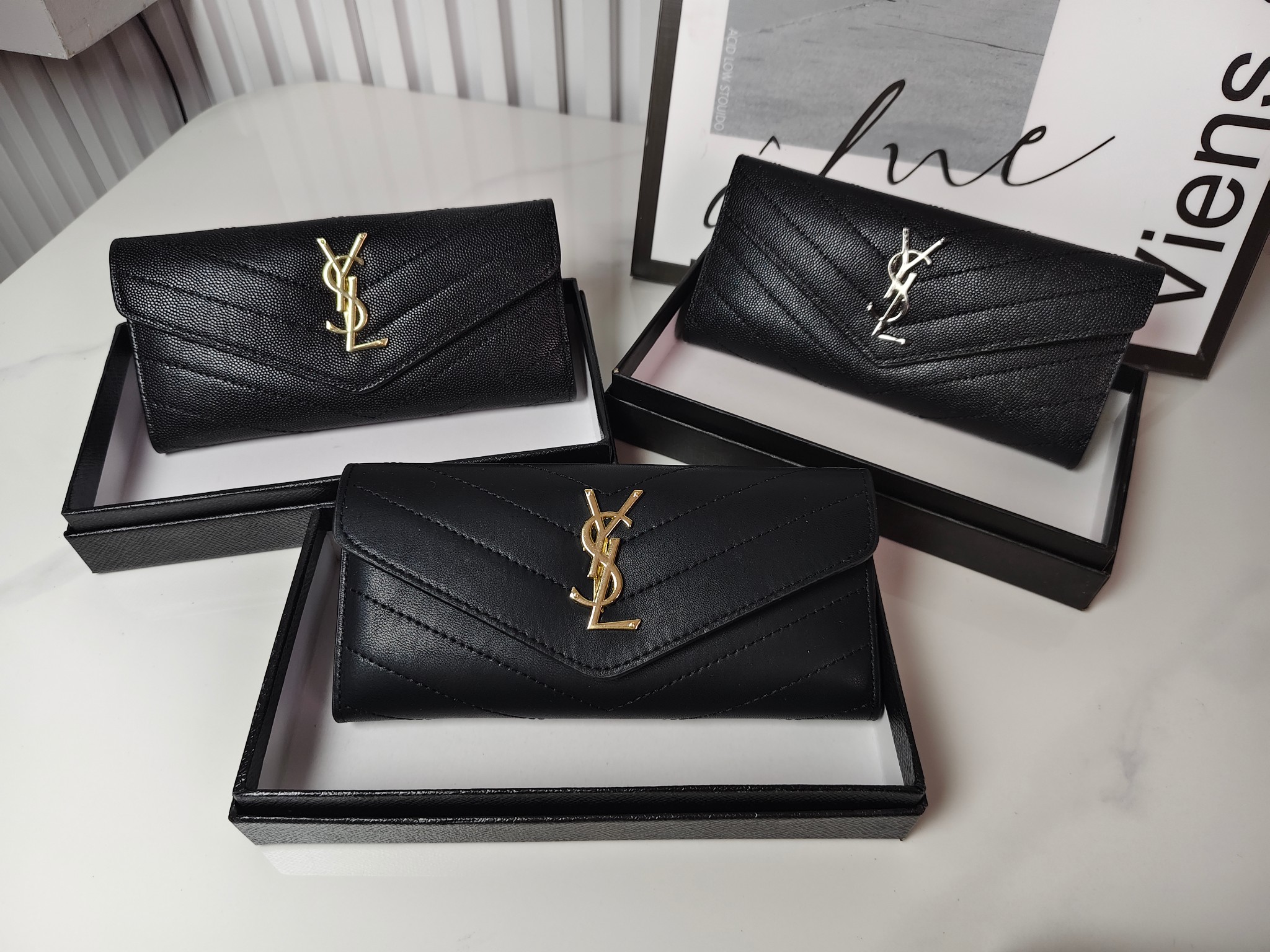 22$ dh YSL ZX90 purse size 12X9X2 cm 70458612521 BY2477 gallery