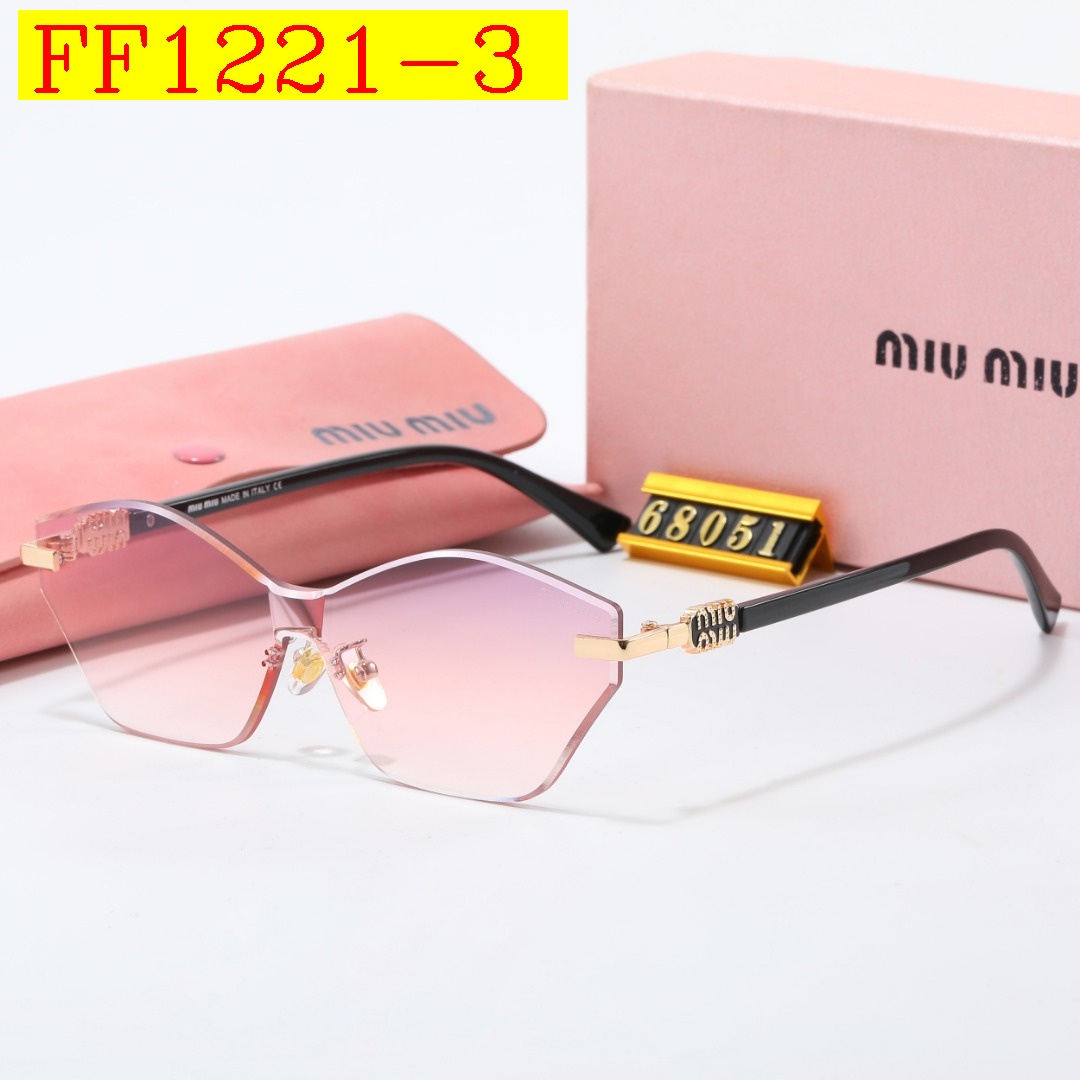 22$ dh miumiu 68051 Sunglassess With Box 60253012523 FF1221 gallery