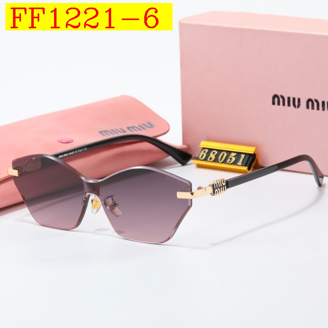 22$ dh miumiu 68051 Sunglassess With Box 60253012523 FF1221 gallery