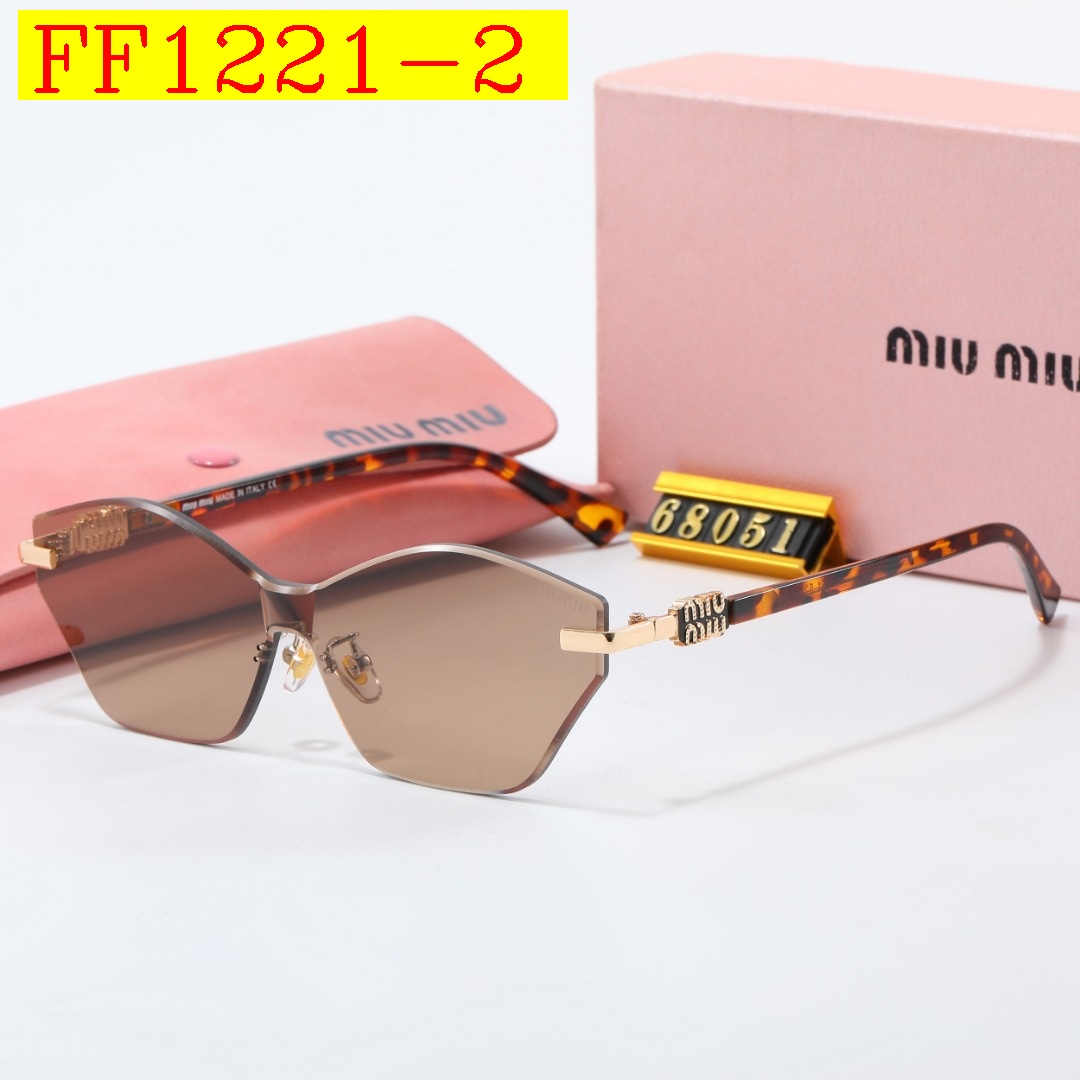 22$ dh miumiu 68051 Sunglassess With Box 60253012523 FF1221 gallery