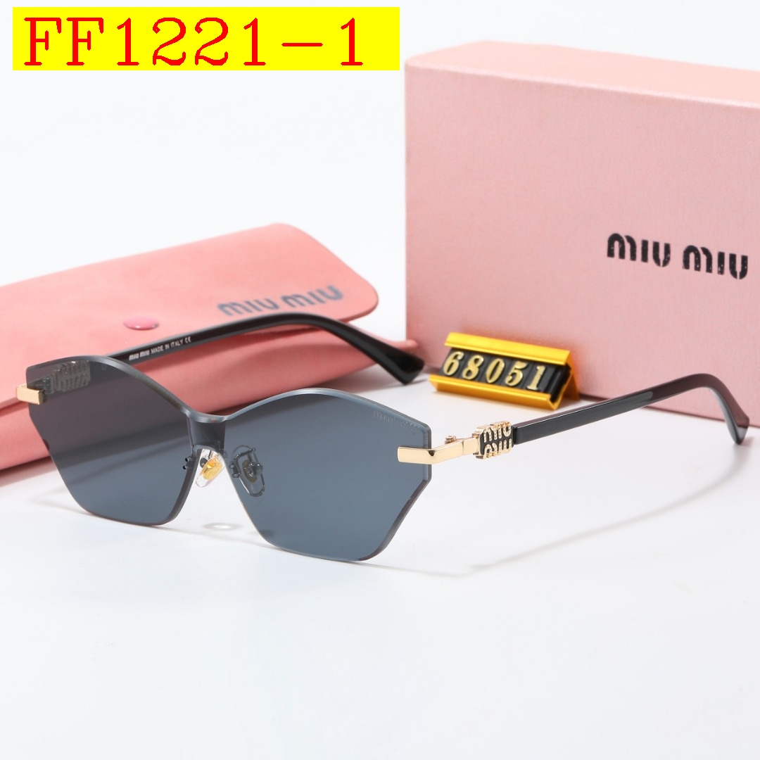 22$ dh miumiu 68051 Sunglassess With Box 60253012523 FF1221 gallery