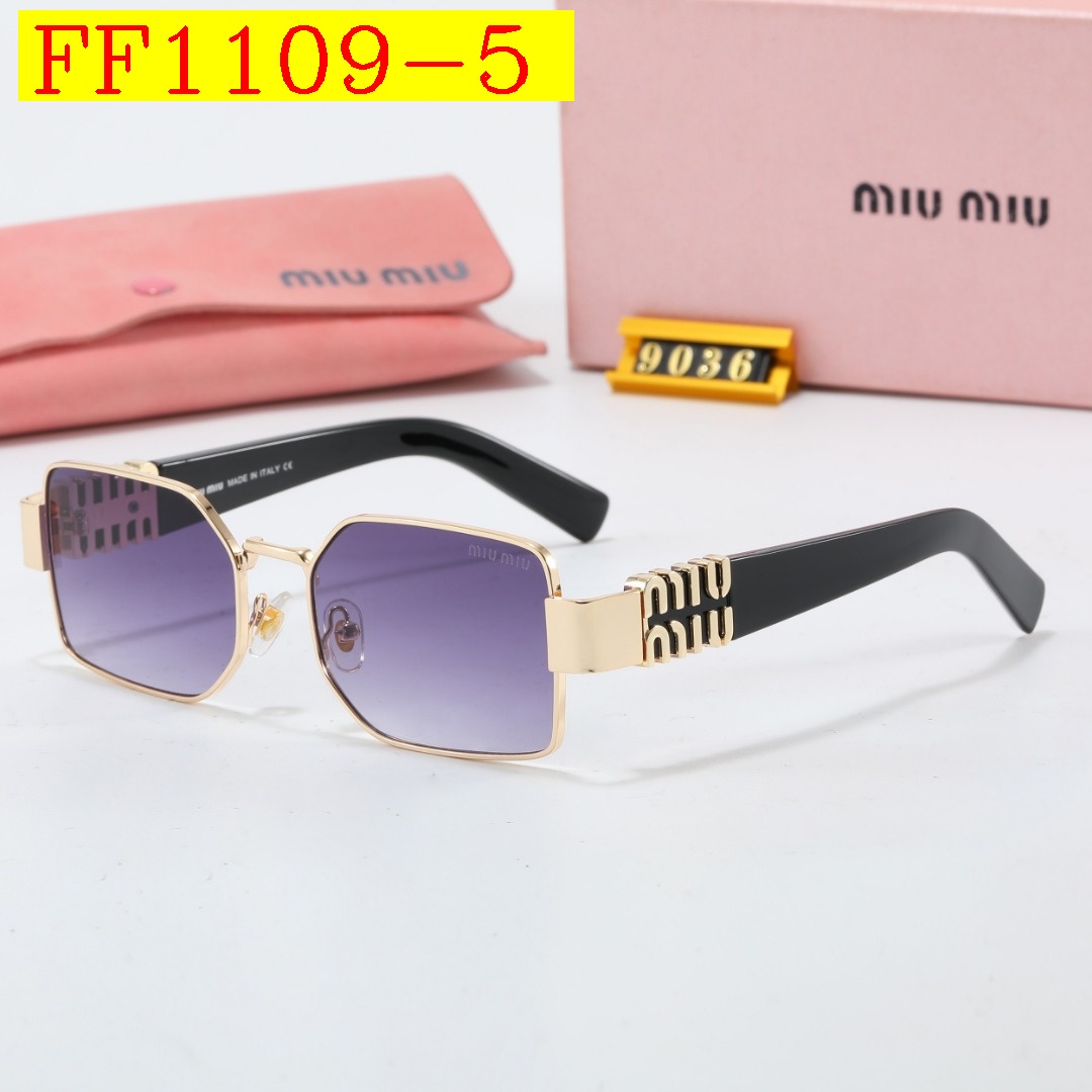 22$ dh miumiu 9036 Sunglassess With Box 70859412525 FF1109 gallery
