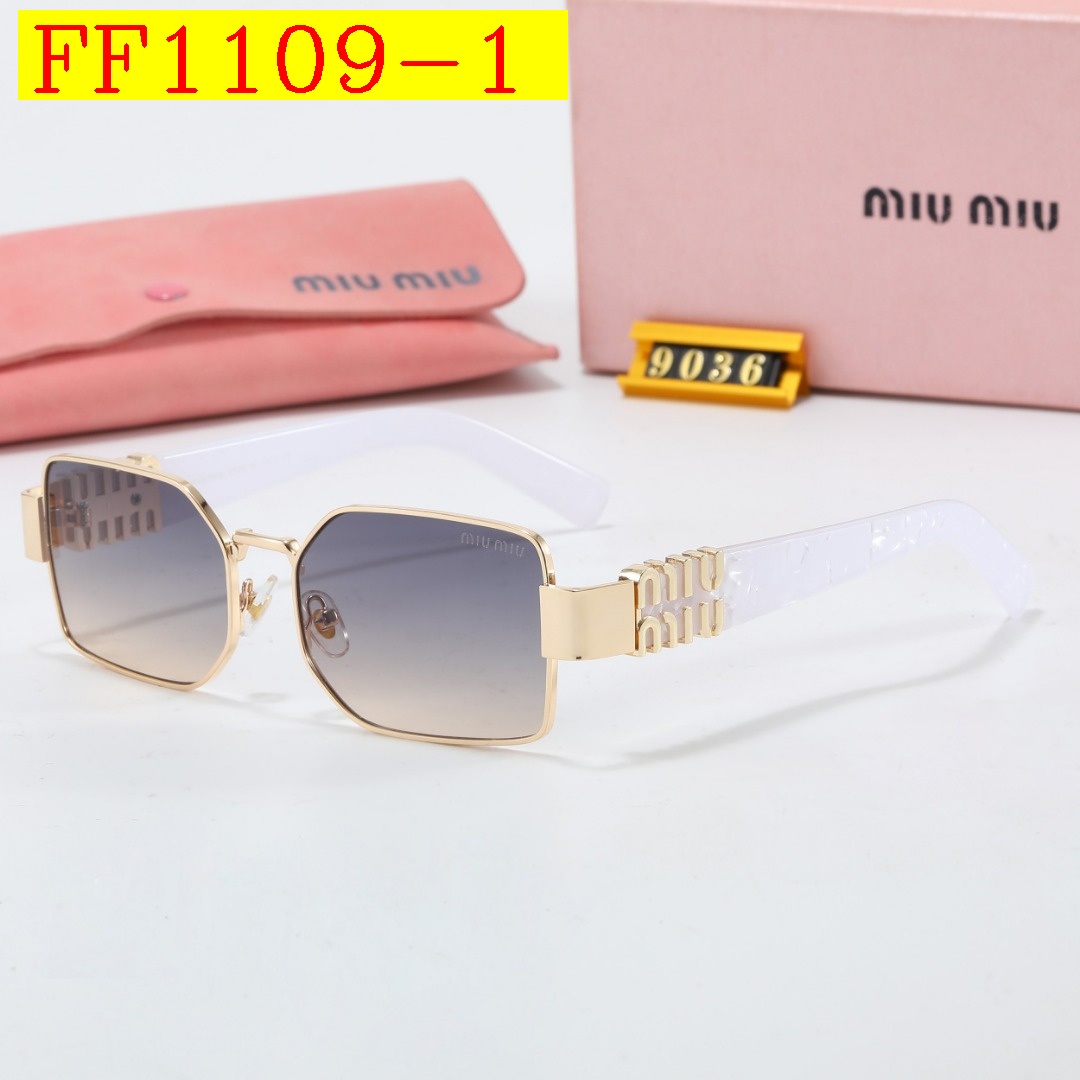 22$ dh miumiu 9036 Sunglassess With Box 70859412525 FF1109 gallery