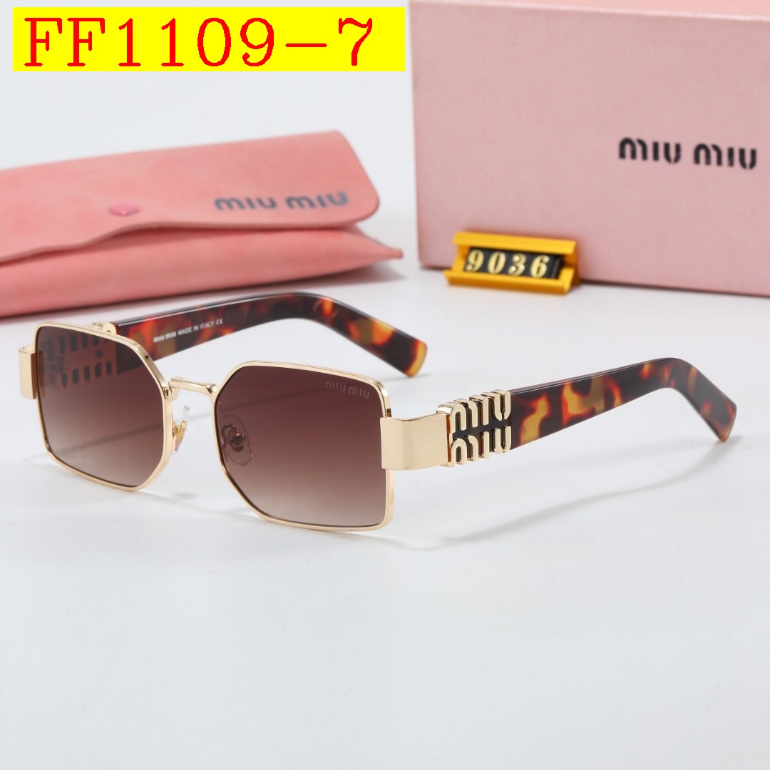 22$ dh miumiu 9036 Sunglassess With Box 70859412525 FF1109 gallery