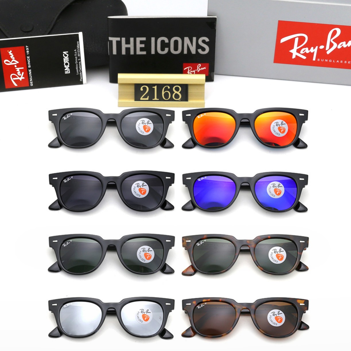 23$ DH dh Ray Ban 2168P Sunglassess With Box 30572612631 FF115 gallery