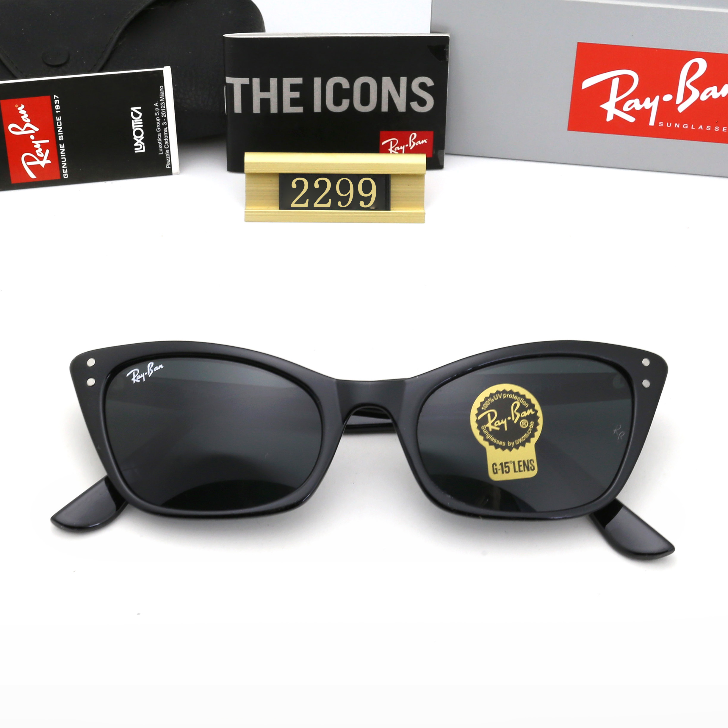 23$ DH dh Ray Ban 2299 Sunglassess With Box 40175612631 FF117 gallery