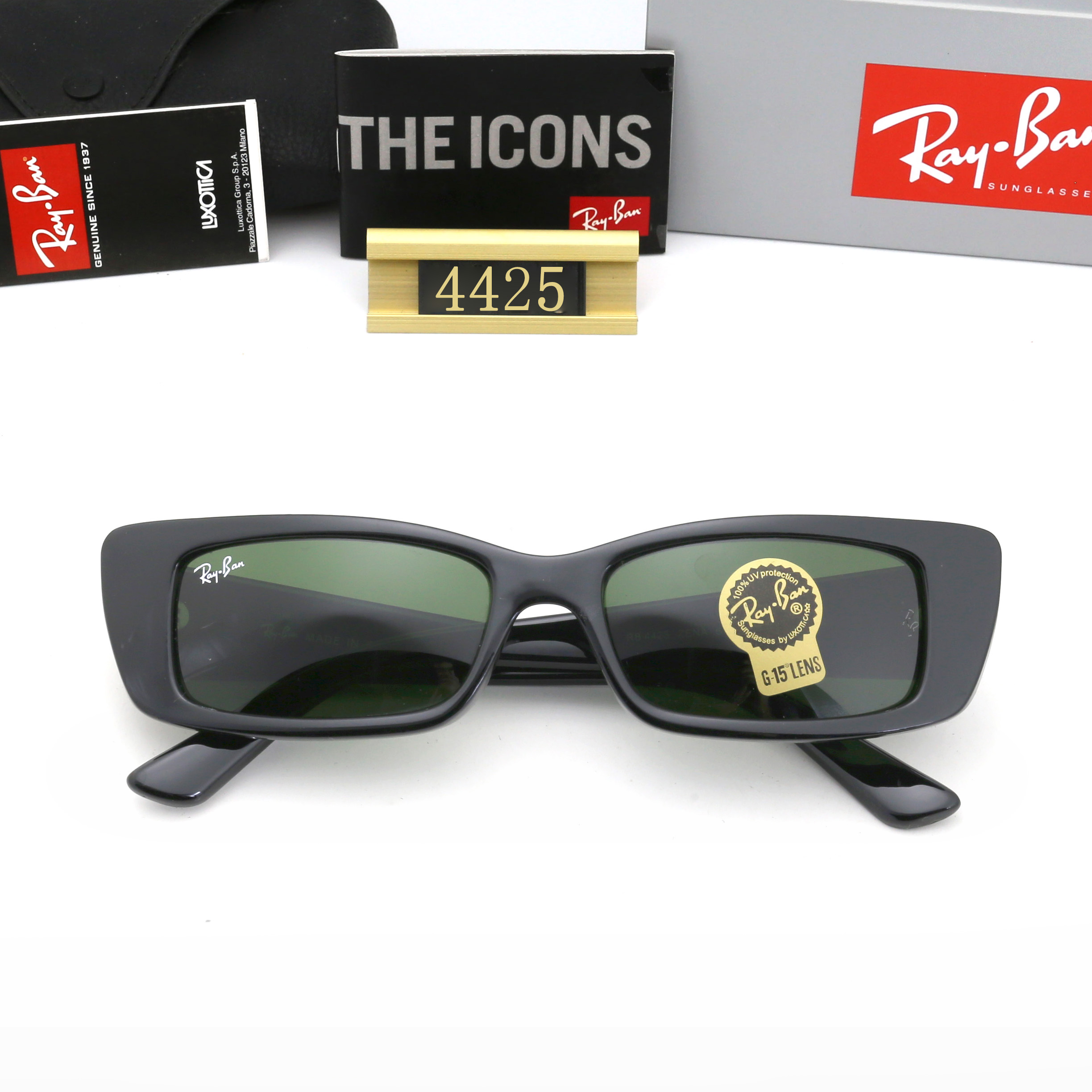 23$ DH dh Ray Ban 4425 Sunglassess With Box 50271612631 FF121 gallery
