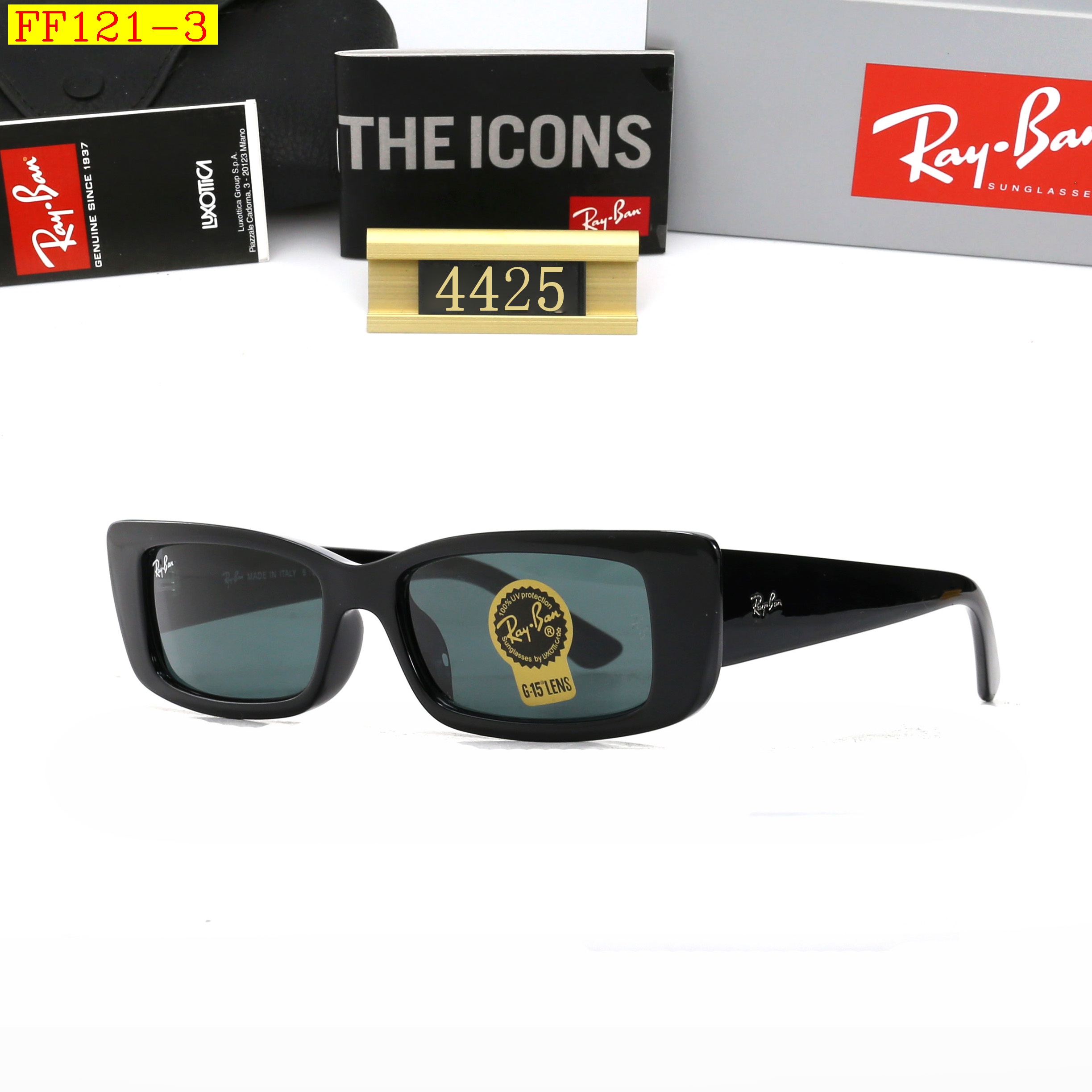23$ DH dh Ray Ban 4425 Sunglassess With Box 50271612631 FF121 gallery