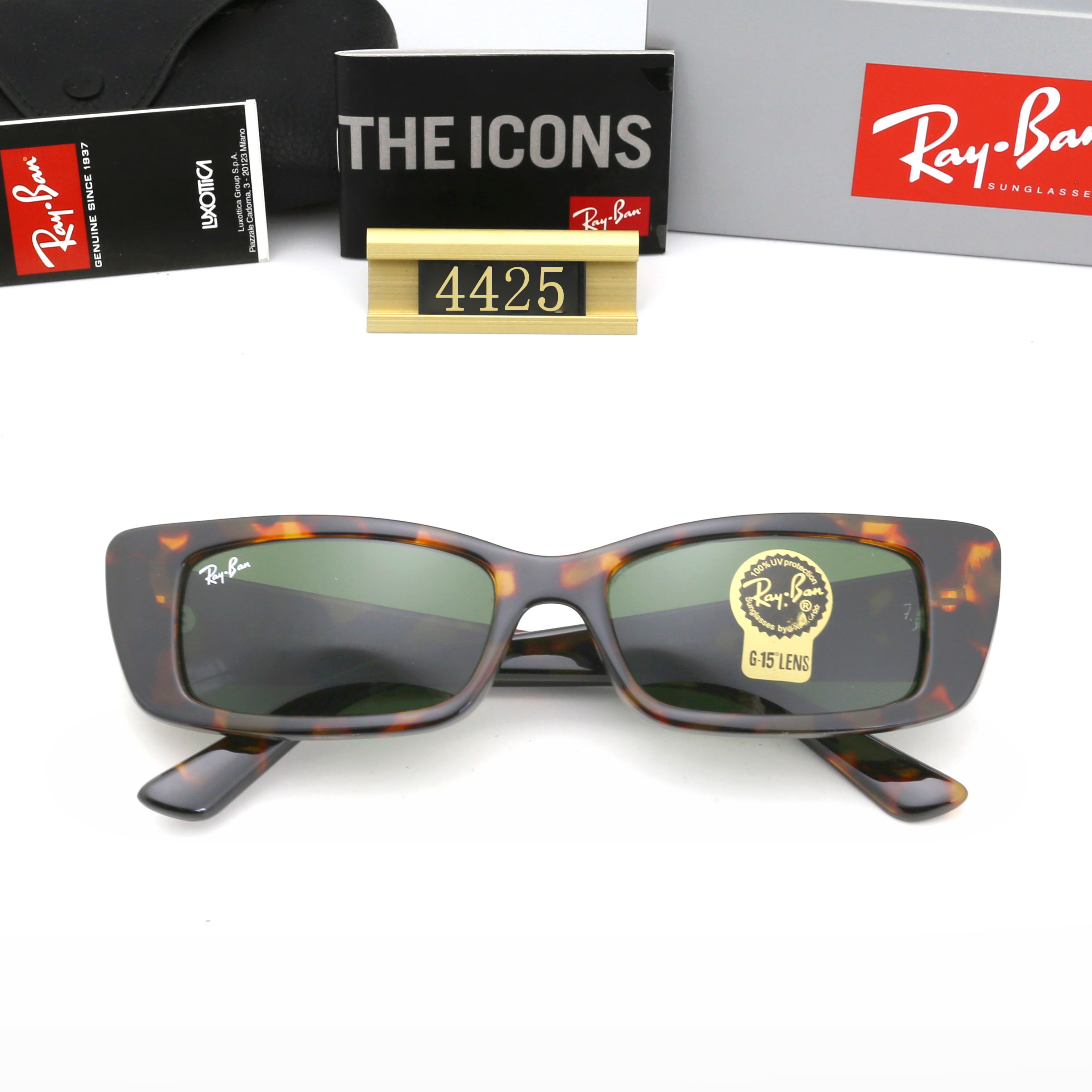 23$ DH dh Ray Ban 4425 Sunglassess With Box 50271612631 FF121 gallery