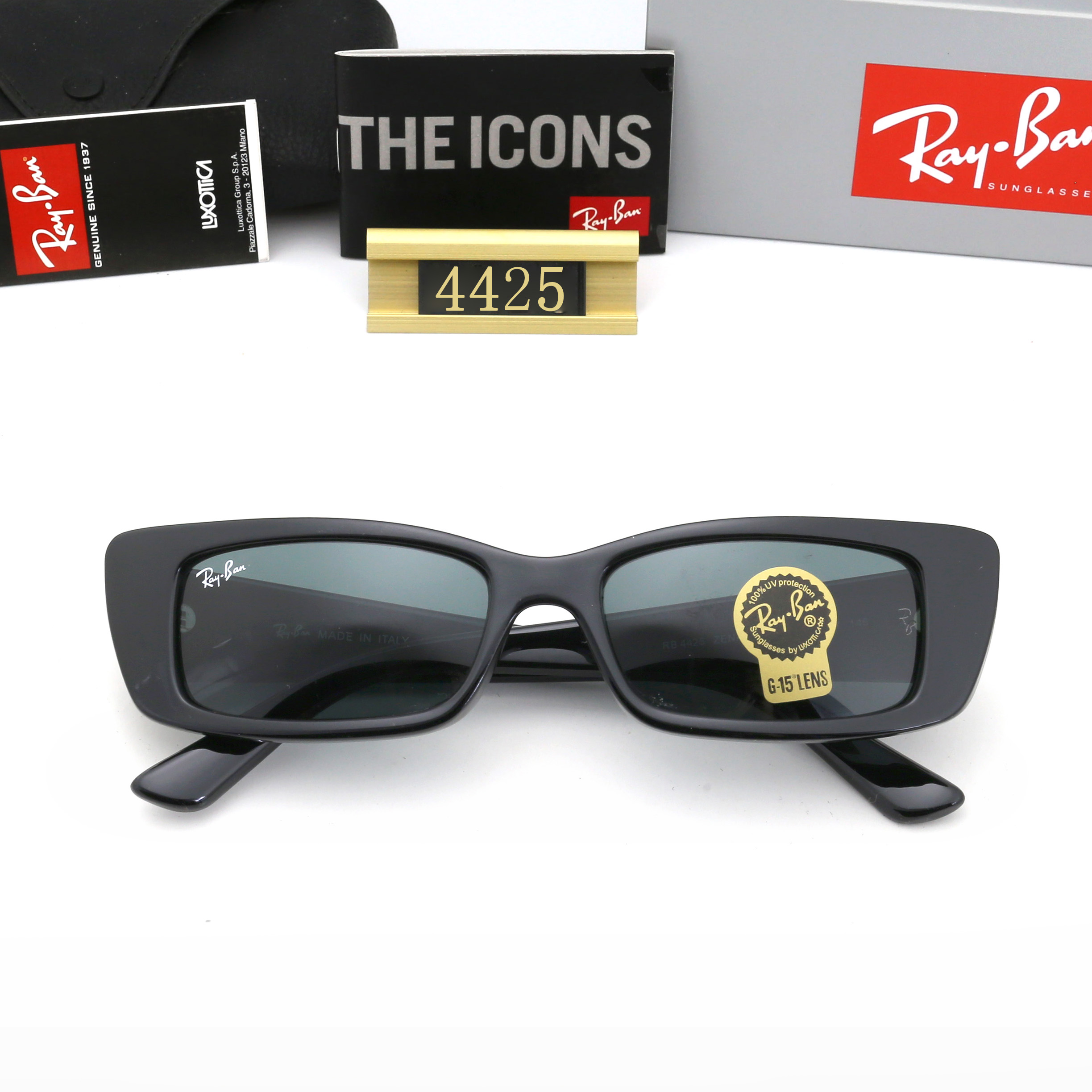 23$ DH dh Ray Ban 4425 Sunglassess With Box 50271612631 FF121 gallery
