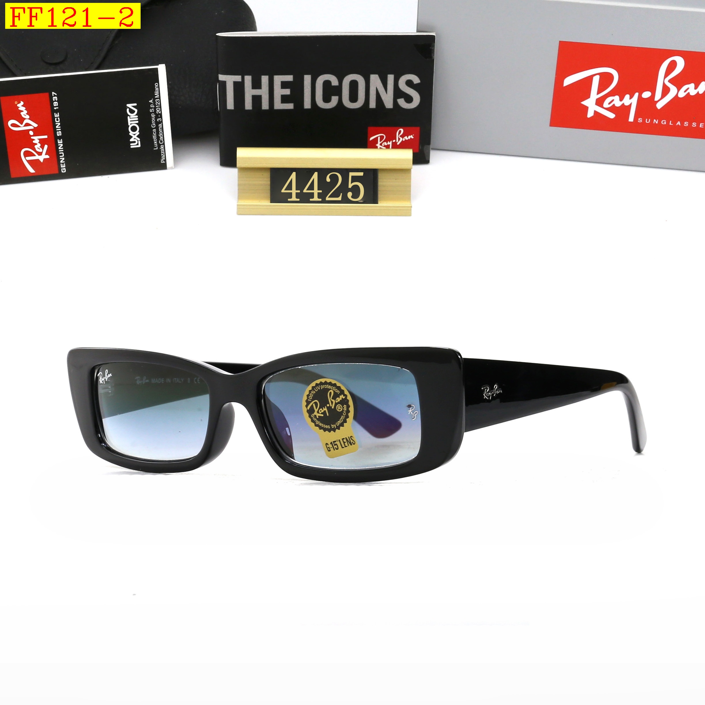 23$ DH dh Ray Ban 4425 Sunglassess With Box 50271612631 FF121 gallery