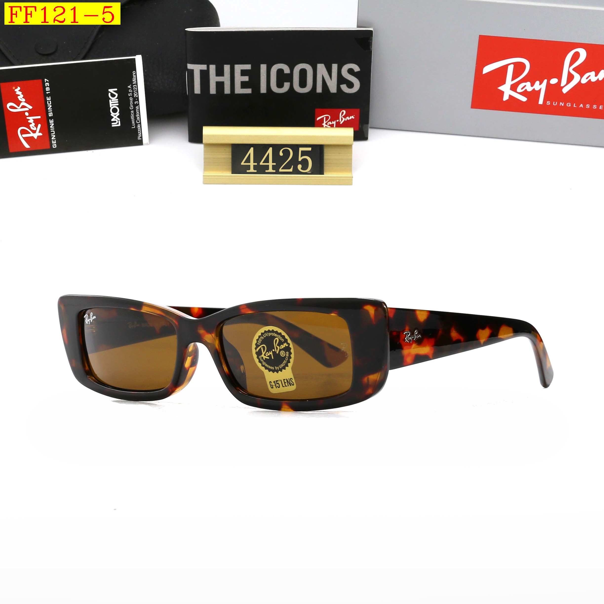 23$ DH dh Ray Ban 4425 Sunglassess With Box 50271612631 FF121 gallery