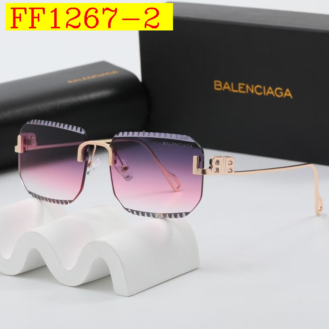 23$ dh BALENCIAGA Sunglassess With Box 50261012630 FF1267 gallery