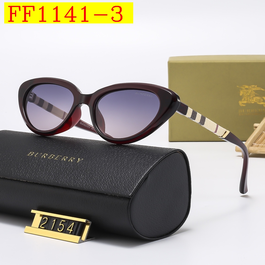 23$ dh BURBERRY 2154 Polarizer Sunglassess With Box 40165012630 FF1141 gallery