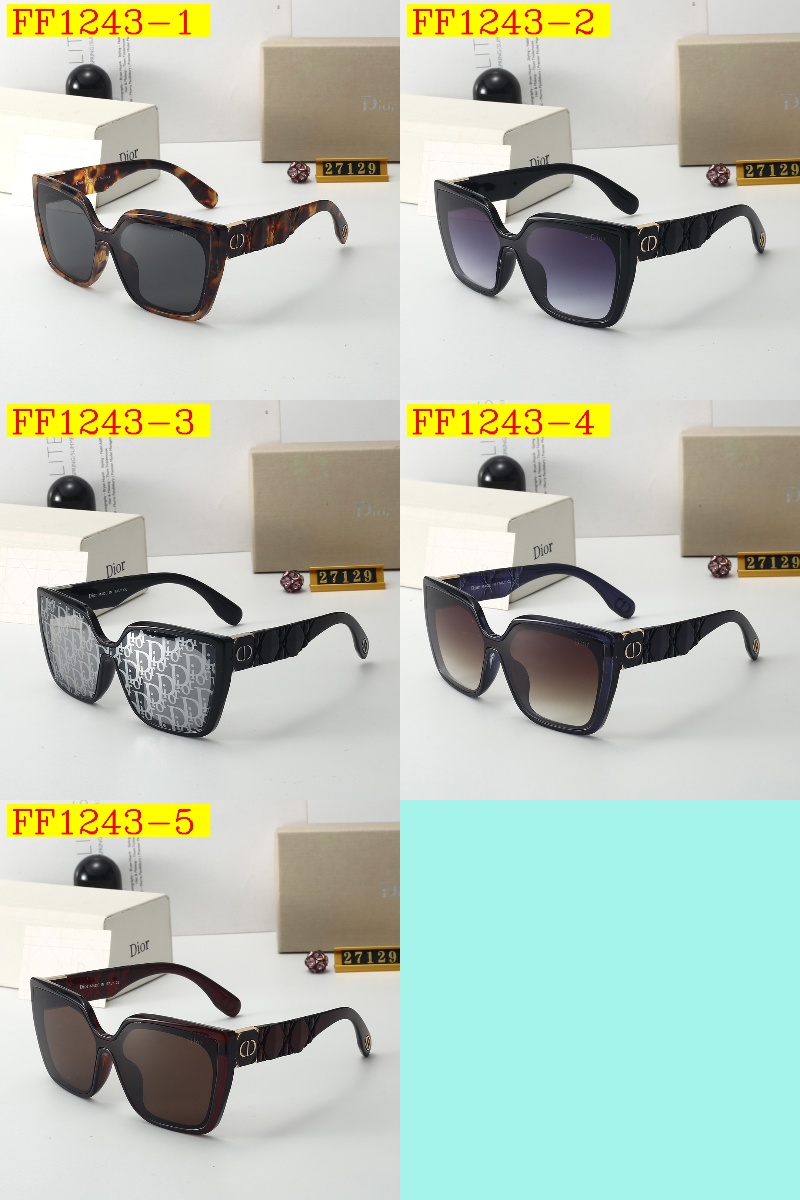 23$ dh DIOR 27129 Sunglassess With Box 80569012630 FF1243 gallery