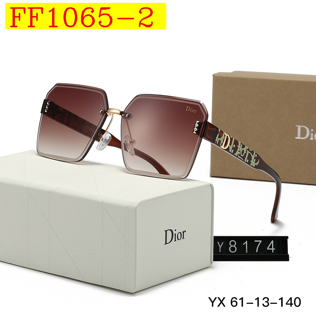 23$ dh DIOR 8174 Nylon lenses Sunglassess With Box 70563412633 FF1065 gallery