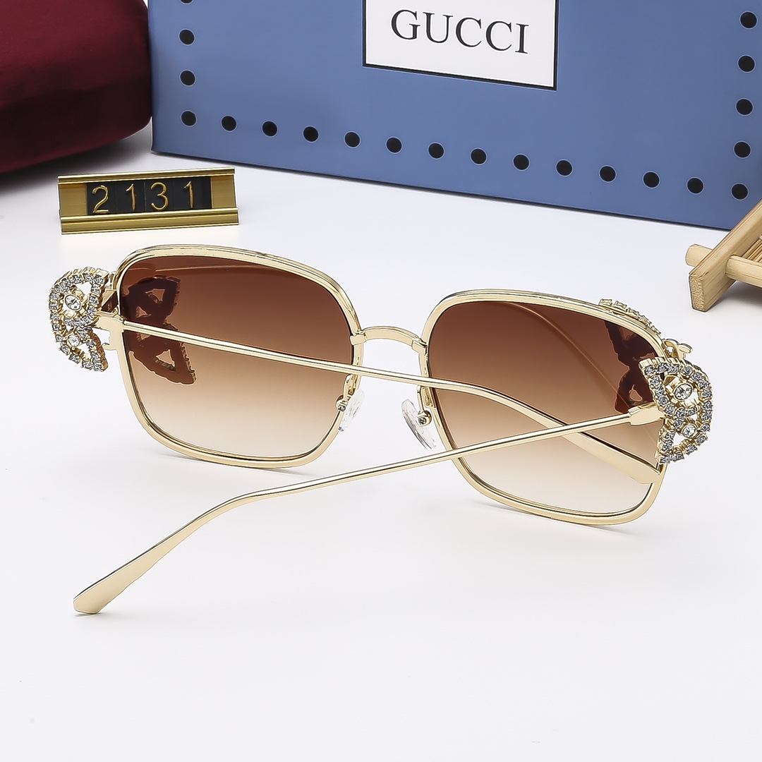 23$ dh GUCCI 2131 Sunglassess With Box 80569012630 FF1185 gallery