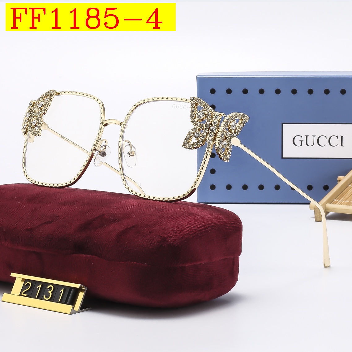 23$ dh GUCCI 2131 Sunglassess With Box 80569012630 FF1185 gallery