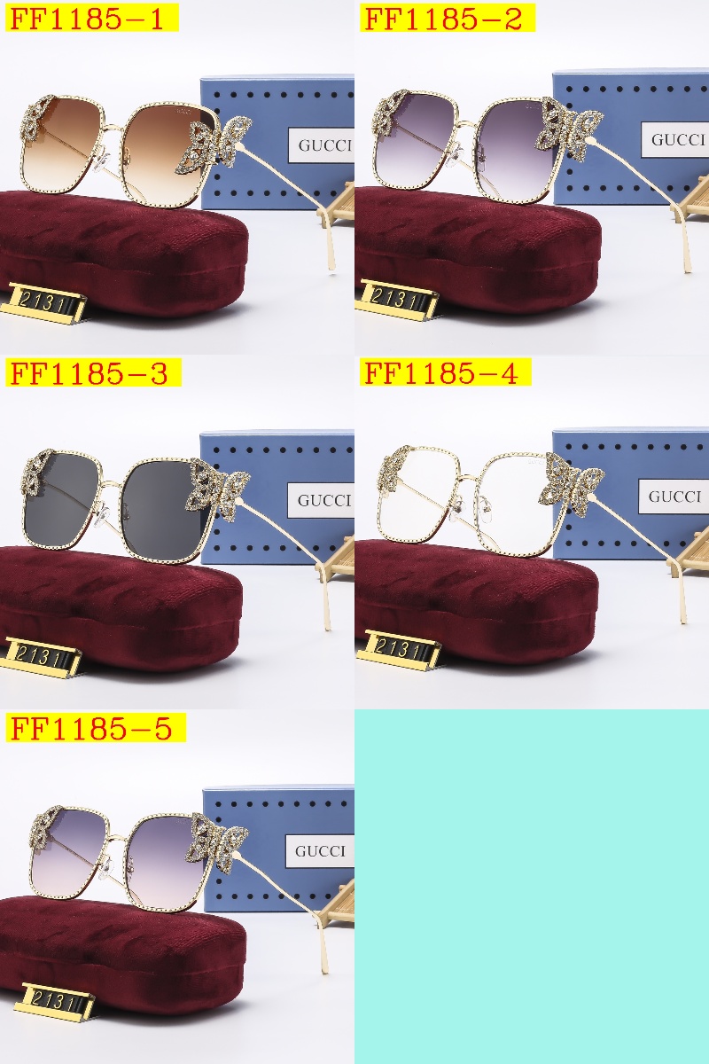 23$ dh GUCCI 2131 Sunglassess With Box 80569012630 FF1185 gallery