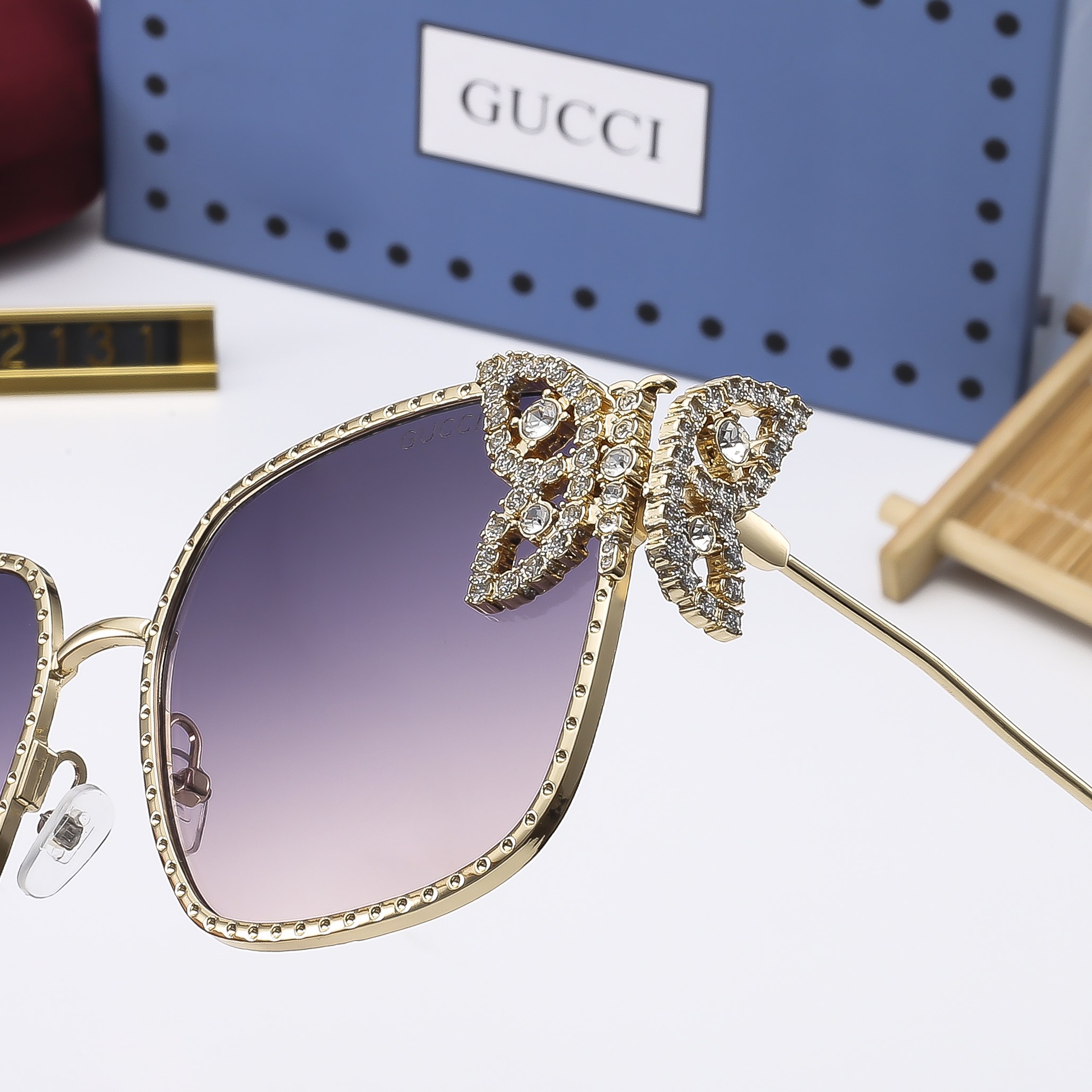23$ dh GUCCI 2131 Sunglassess With Box 80569012630 FF1185 gallery