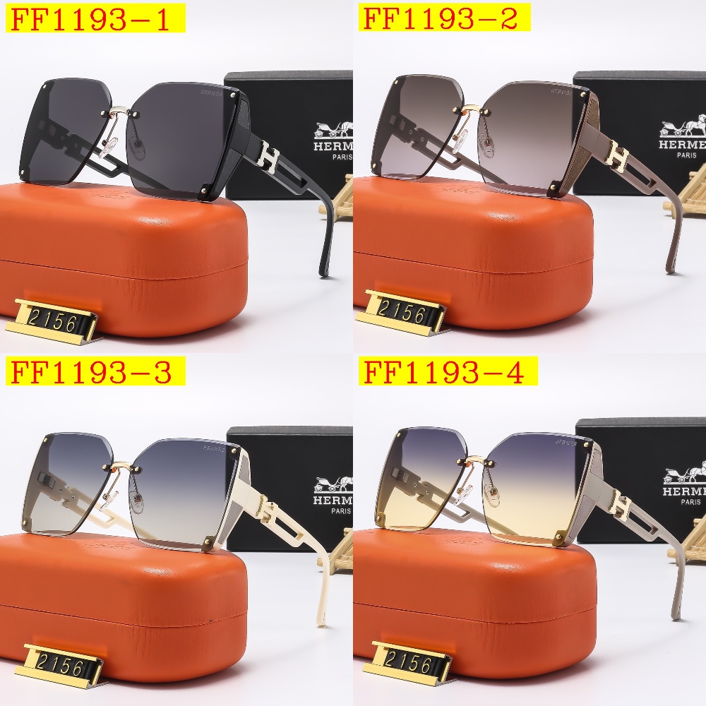 23$ dh HERMES 2156 Sunglassess With Box 40165012630 FF1193 gallery