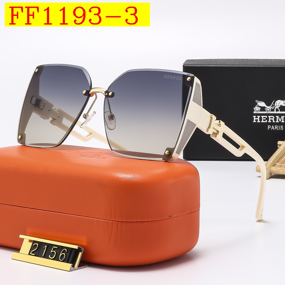 23$ dh HERMES 2156 Sunglassess With Box 40165012630 FF1193 gallery