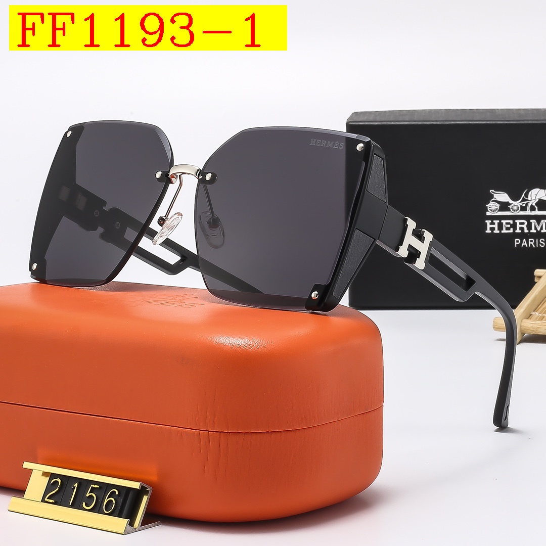 23$ dh HERMES 2156 Sunglassess With Box 40165012630 FF1193 gallery