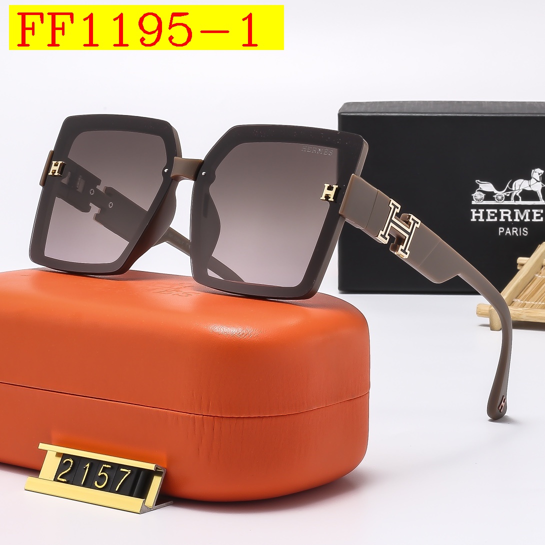 23$ dh HERMES 2157 Sunglassess With Box 80562012630 FF1195 gallery
