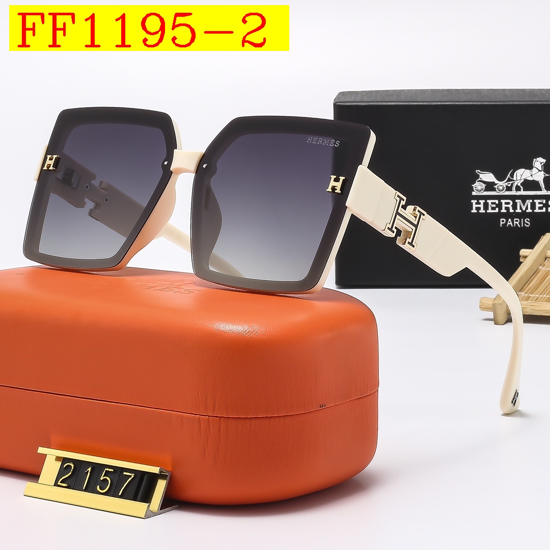 23$ dh HERMES 2157 Sunglassess With Box 80562012630 FF1195 gallery