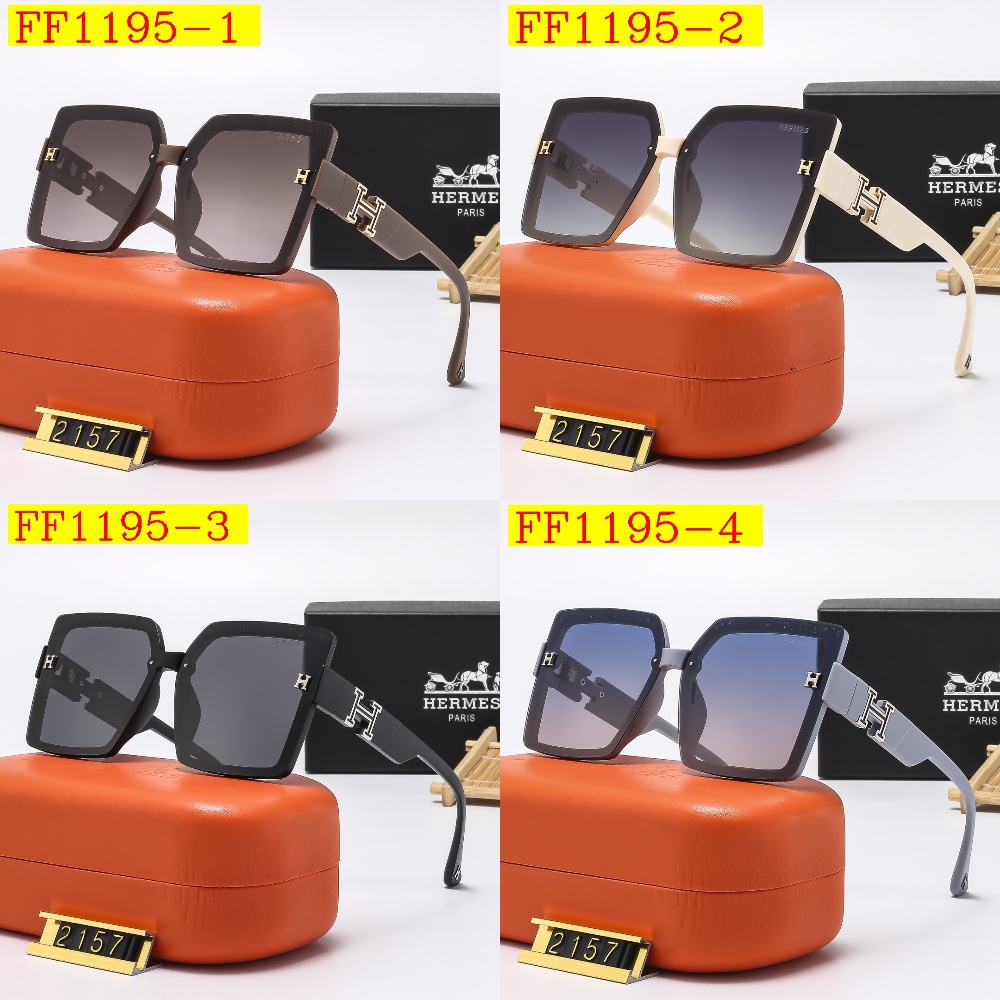 23$ dh HERMES 2157 Sunglassess With Box 80562012630 FF1195 gallery