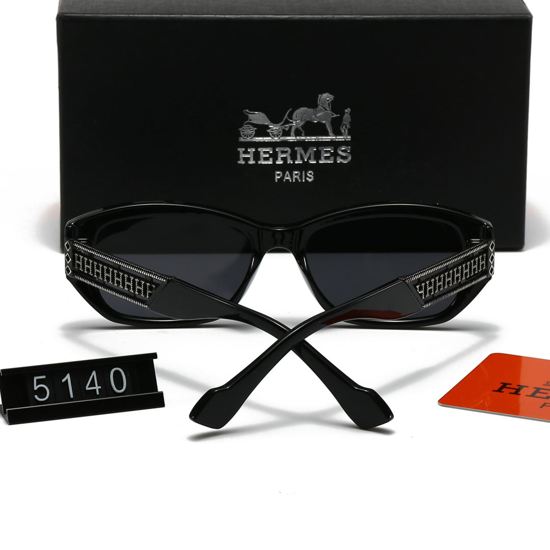 23$ dh HERMES 5140 Polarizer Sunglassess With Box 90867012630 FF1197 gallery