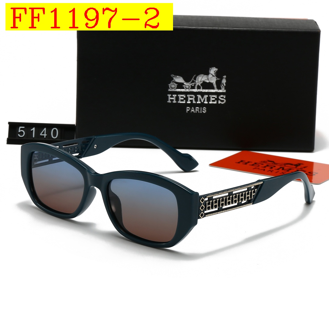 23$ dh HERMES 5140 Polarizer Sunglassess With Box 90867012630 FF1197 gallery