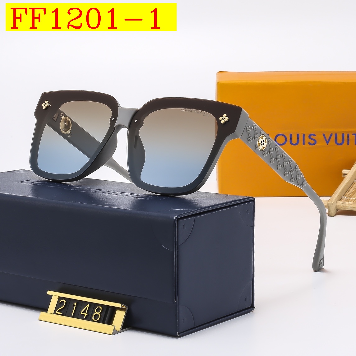 23$ dh LV 2148 Polarizer Sunglassess With Box 80569012630 FF1201 gallery