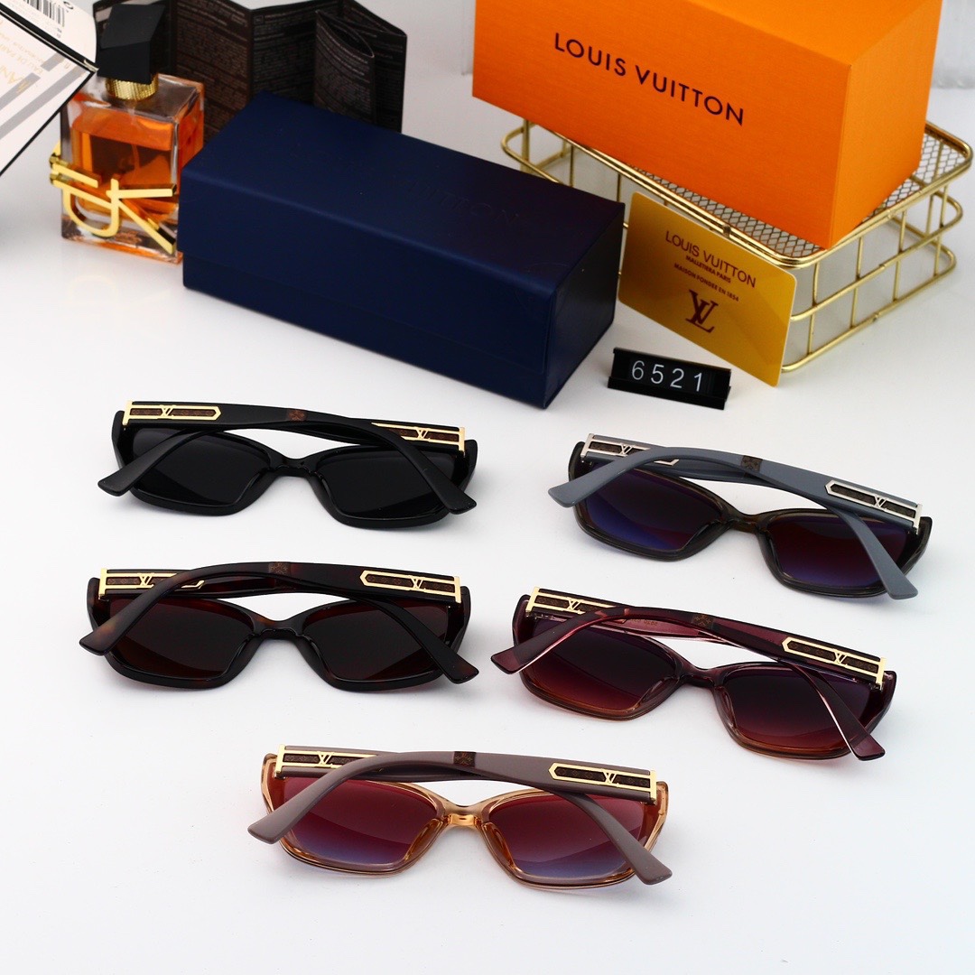 23$ dh LV 6521 Sunglassess With Box 90564012630 FF1249 gallery