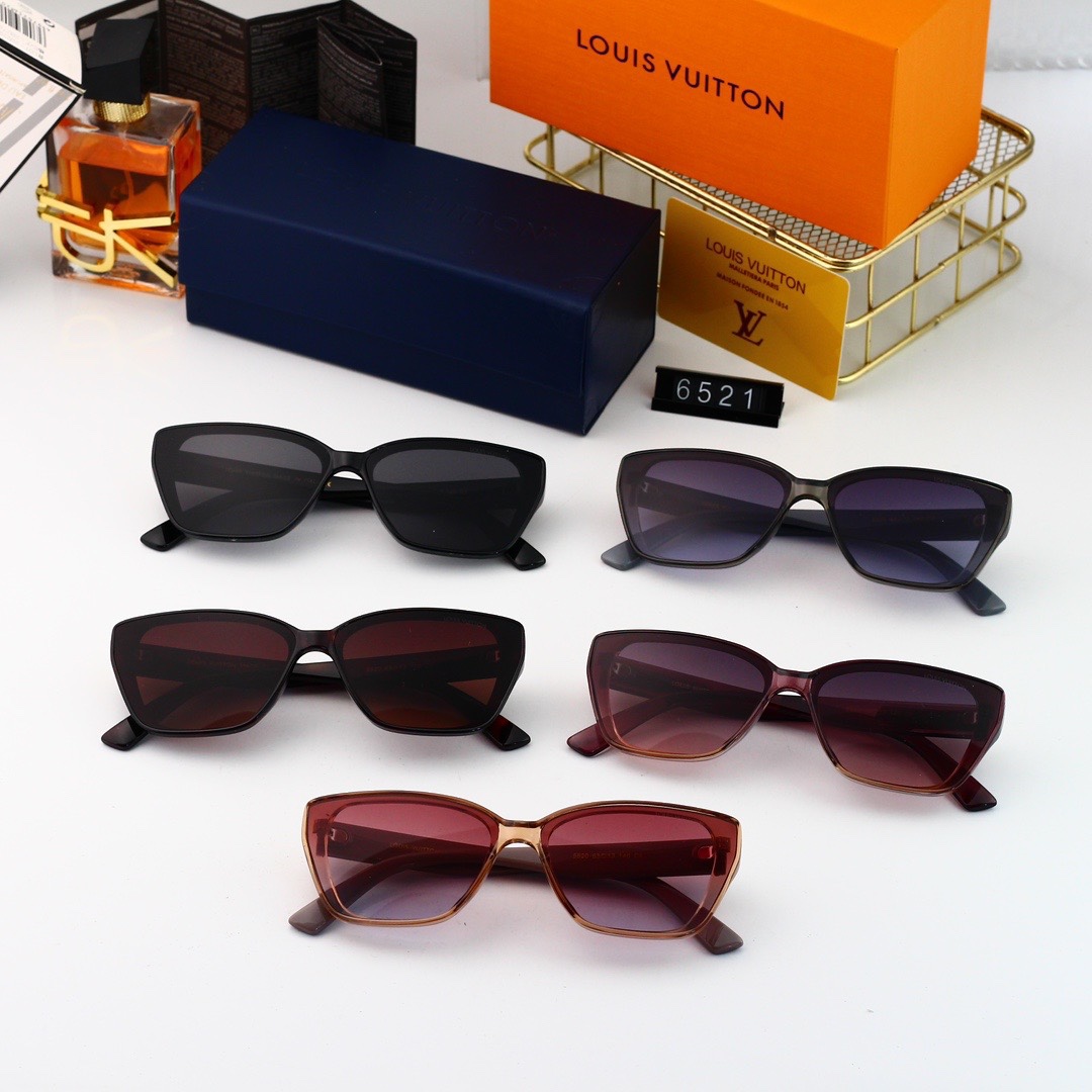23$ dh LV 6521 Sunglassess With Box 90564012630 FF1249 gallery