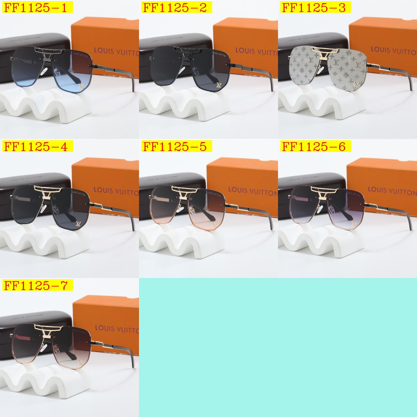 23$ dh LV Sunglassess With Box 30261012630 FF1125 gallery