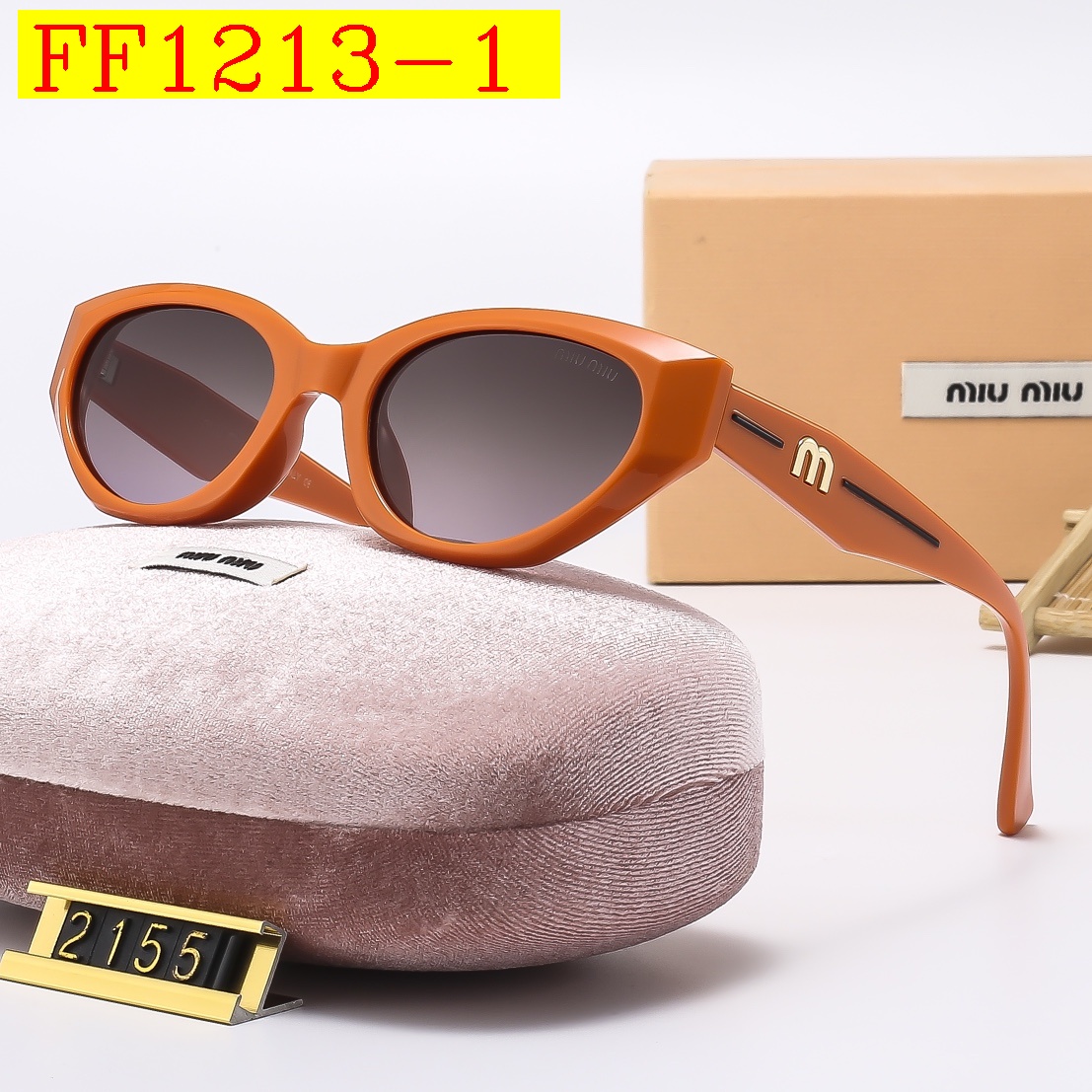 23$ dh Miu Miu 2155 Polarizer Sunglassess With Box 50461212631 FF1213 gallery