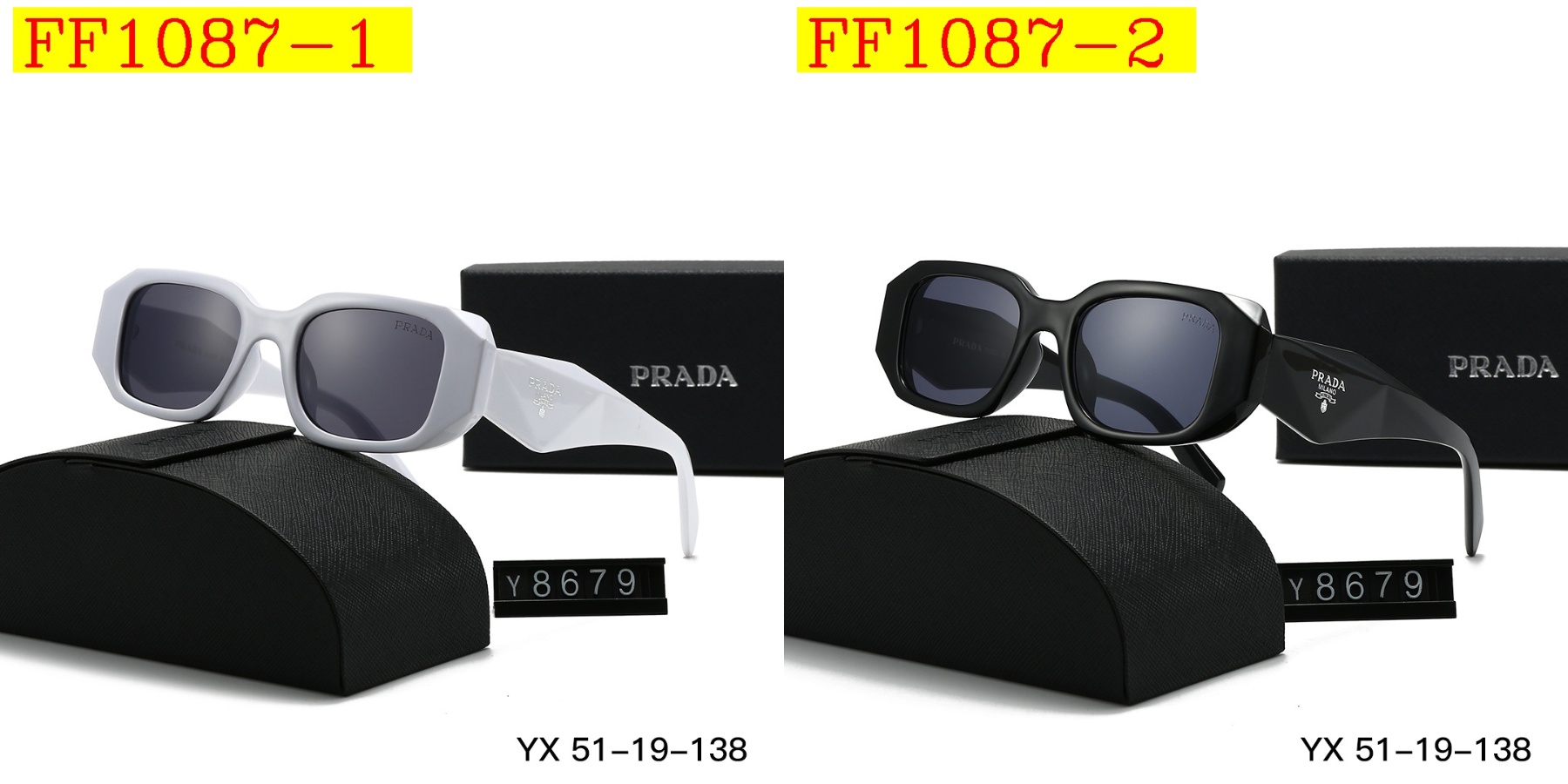 23$ dh PRADA 8679 Nylon lenses Sunglassess With Box 90568412633 FF1087 gallery
